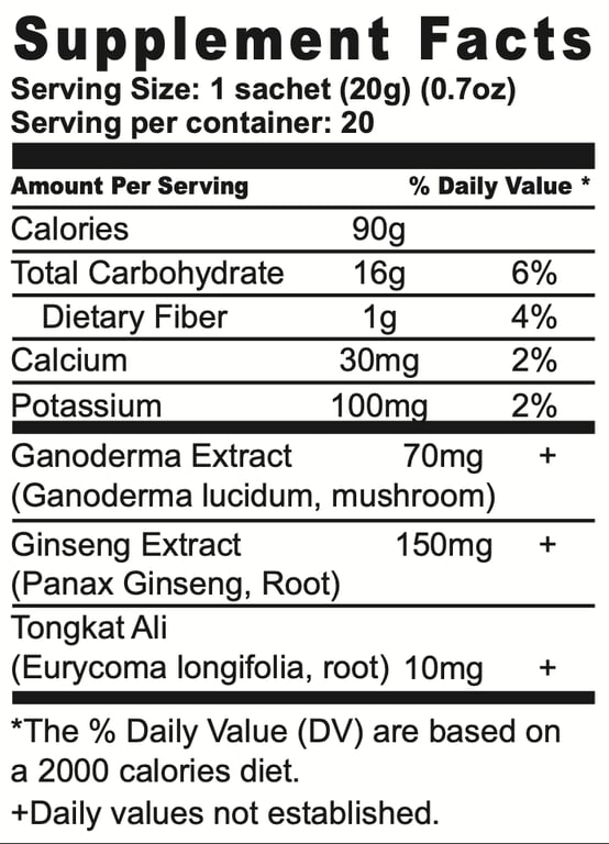 EDMARK Cafe Troika seamlessly combines the invigorating essence of coffee with the added benefits of Ginseng, Tongkat Ali, and Ganoderma