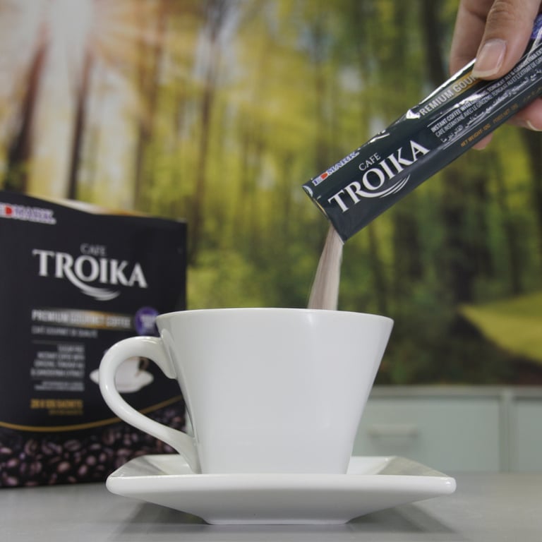 EDMARK Cafe Troika seamlessly combines the invigorating essence of coffee with the added benefits of Ginseng, Tongkat Ali, and Ganoderma